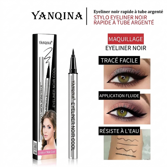 Couleur Noir - Tenue Longue Durée Eyeliner Étanche Texture Ultra Lisse