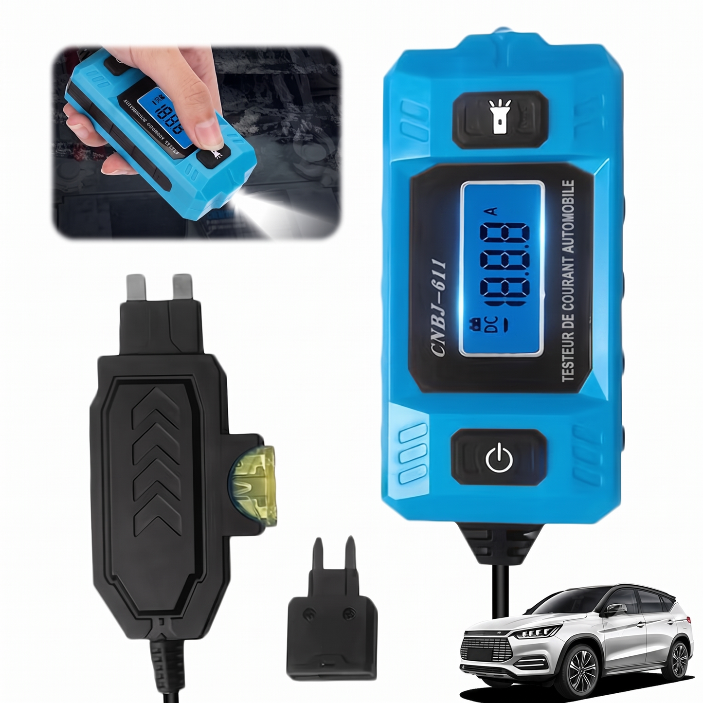 Testeur De Circuit Auto Diagnostic Fiable Jusqu’à 48V