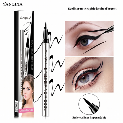 Couleur Noir - Tenue Longue Durée Eyeliner Étanche Texture Ultra Lisse