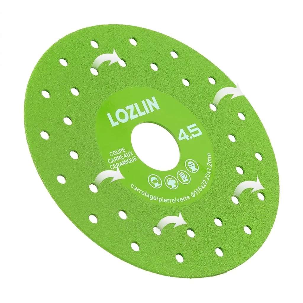 Lot de 3 - Découpe Précise Disque Diamant 115mm Pour Carrelage Et Marbre