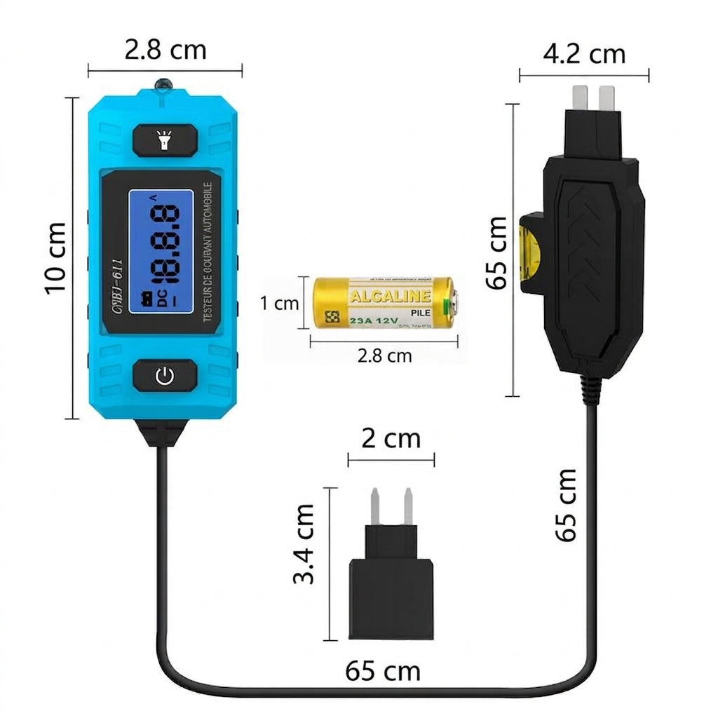 Testeur De Circuit Auto Diagnostic Fiable Jusqu’à 48V